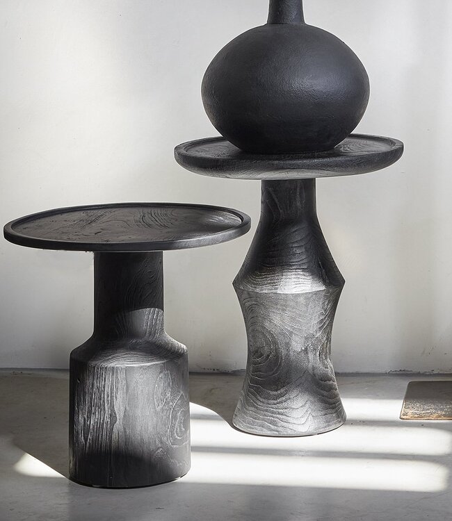 Raw Materials Amsterdam Nero bijzettafel 50 x 50 Cm Midnight