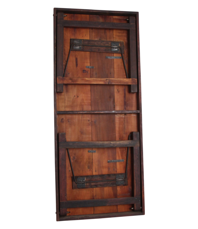 Raw Materials Amsterdam Eettafel bruin opklapbaar XL 190 x 80 x 76 Cm