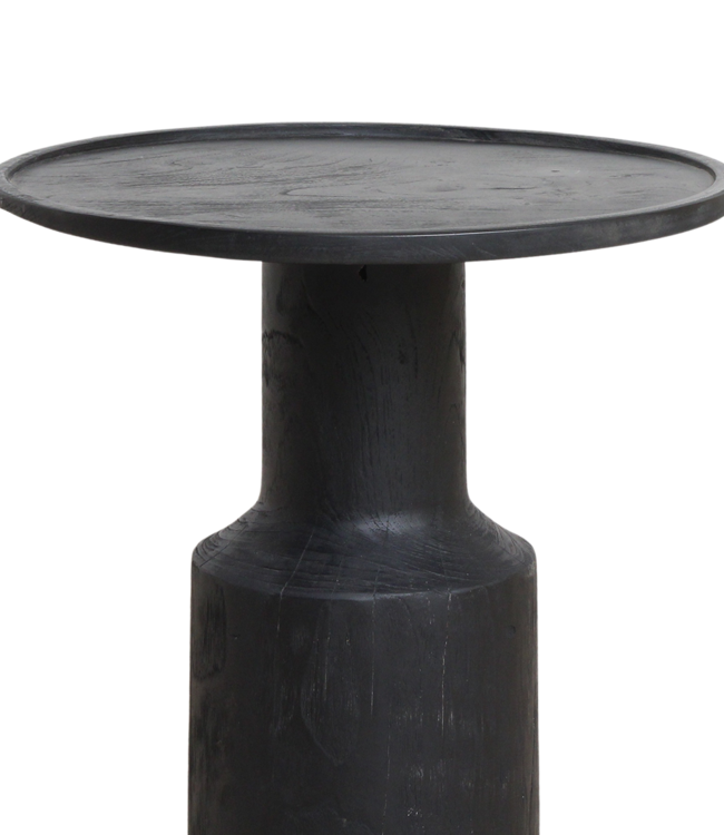 Raw Materials Amsterdam Nero bijzettafel 50 x 50 Cm Midnight