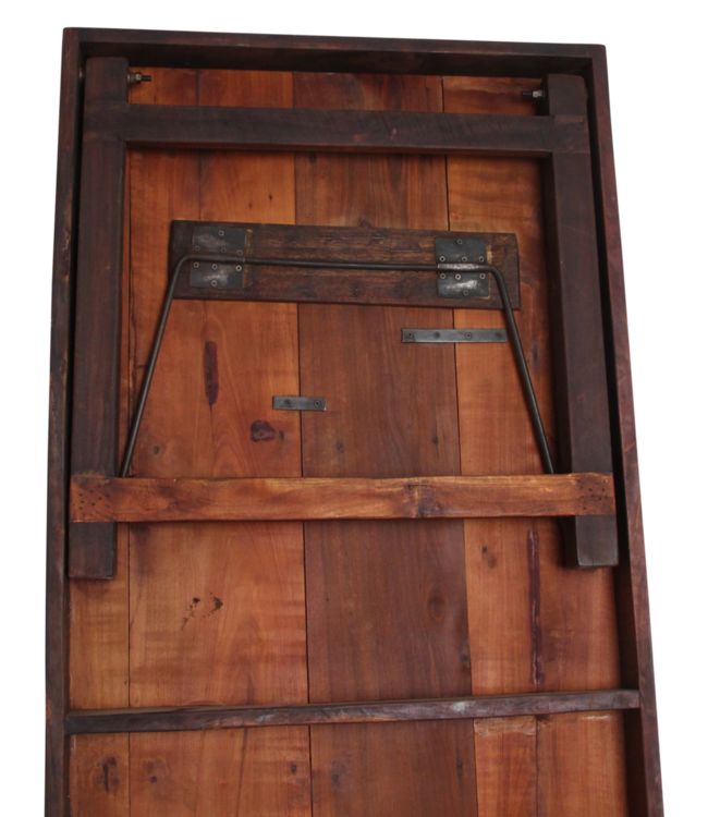 Raw Materials Amsterdam Eettafel bruin opklapbaar XL 190 x 80 x 76 Cm