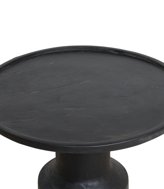 Raw Materials Amsterdam Nero bijzettafel 50 x 50 Cm Midnight
