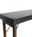 Raw Materials Amsterdam Console tafel zwart opklapbaar 170x76x40 Cm