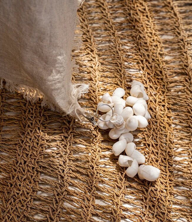 Bazar Bizar De Tafelkleedhanger - Wit - Set van 4