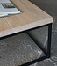 Rene Houtman Salontafel Eikenhout | Ijzeren Onderstel | Kies Maat