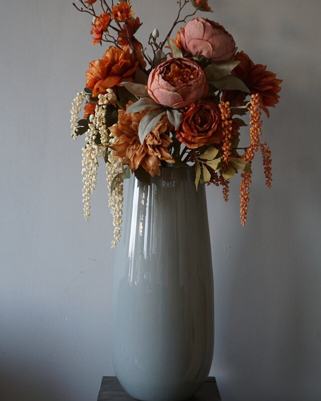 Rene Houtman Kunstbloemen Boeket Evi | Oranje | L100 cm