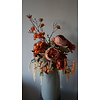 Kunstbloemen Boeket Evi | Oranje | L100 cm