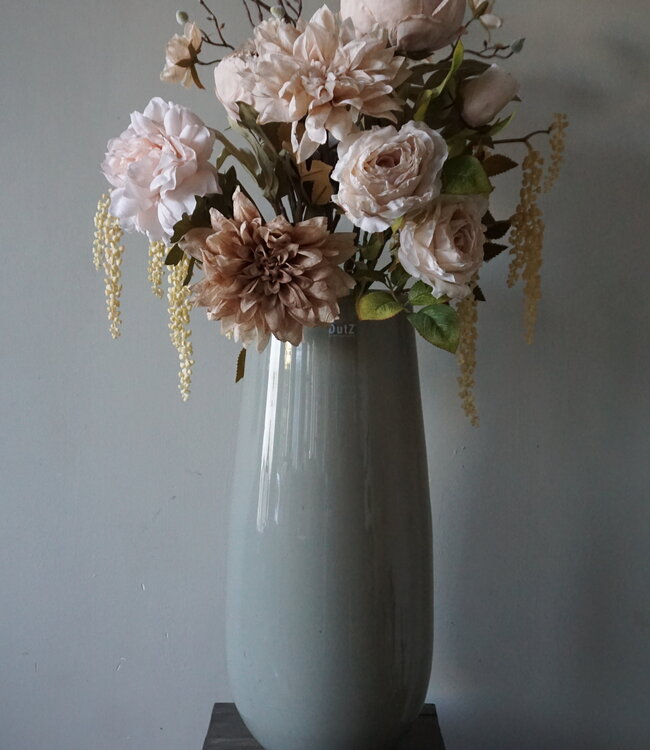 Rene Houtman Kunstbloemen Boeket Evi | Crème | L100 cm