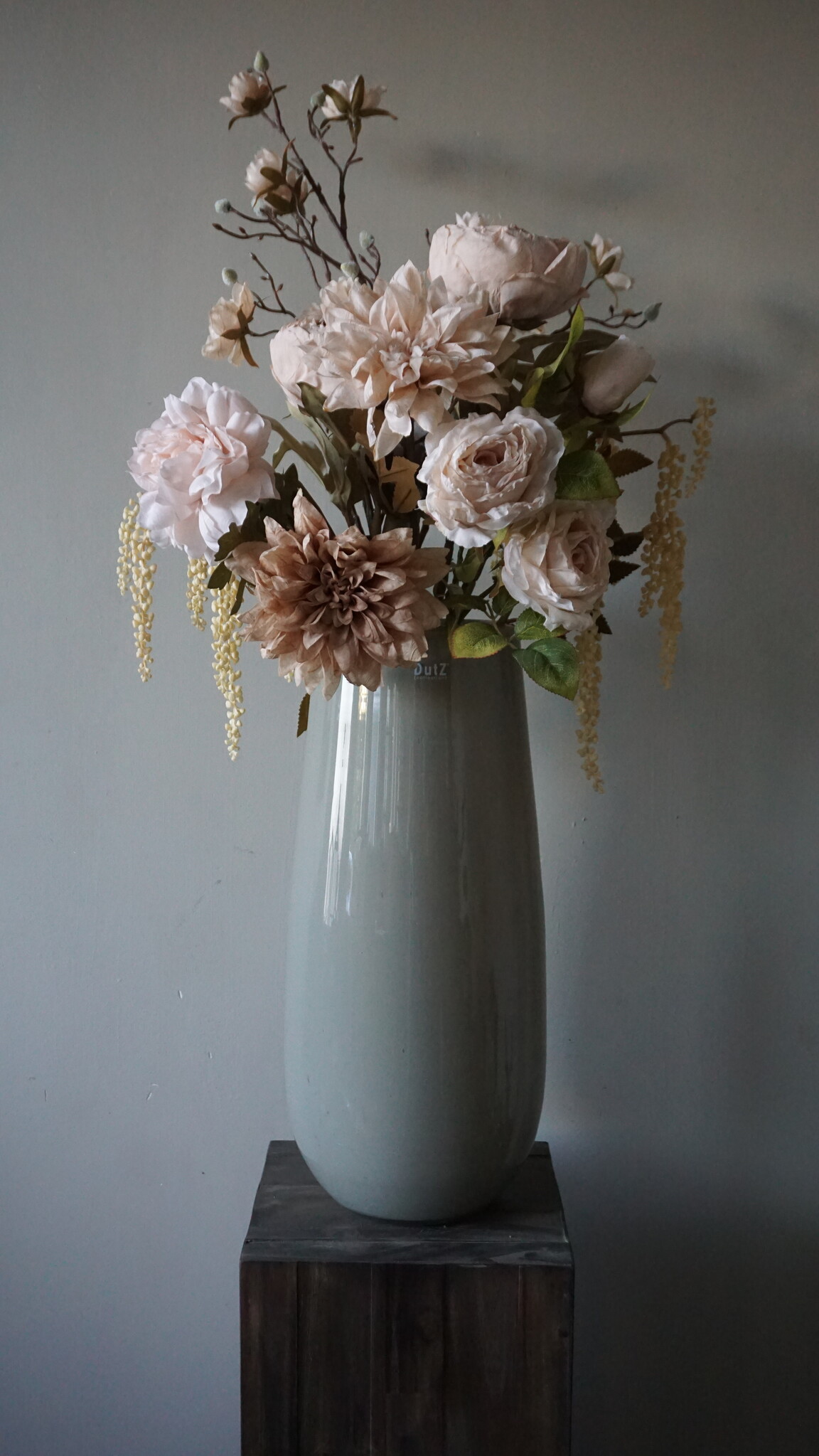 Rene Houtman Kunstbloemen Boeket Evi | Crème | L100 cm