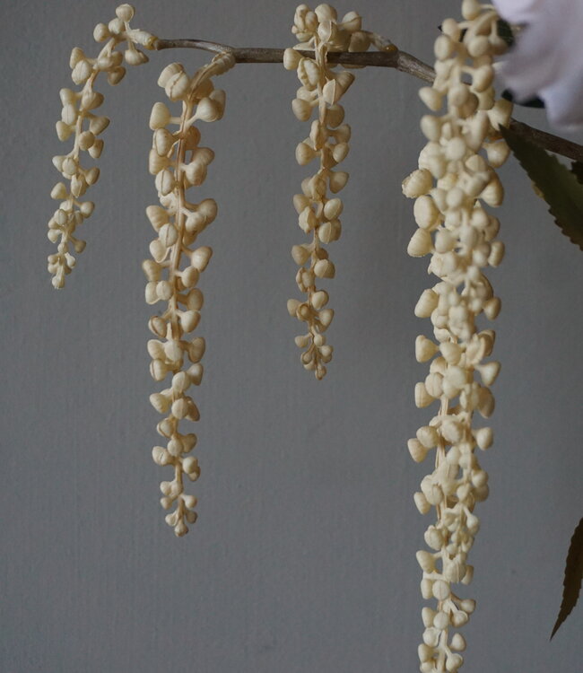 Rene Houtman Kunstbloemen Boeket Evi | Crème | L100 cm