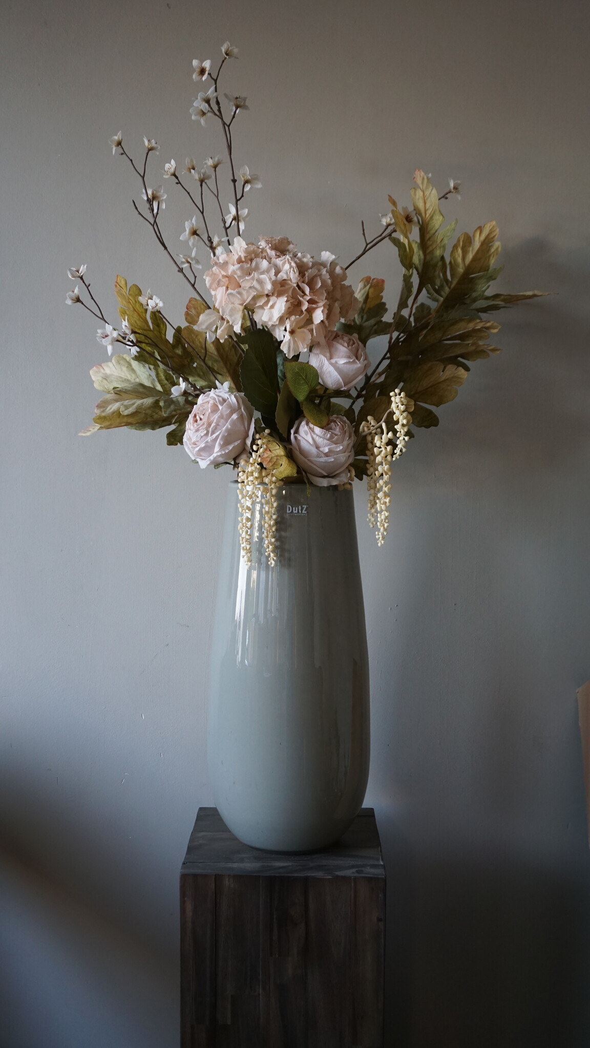 Rene Houtman Kunstbloemen Boeket Ida | Wit | l100 cm