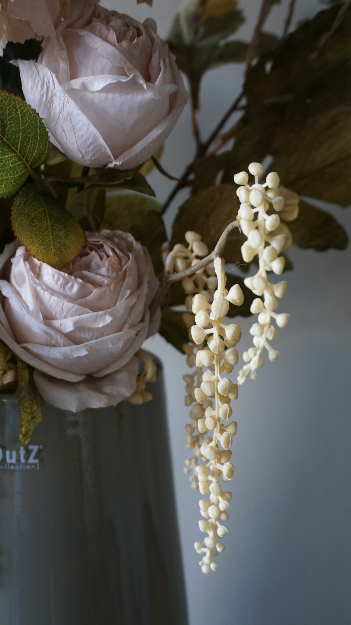 Rene Houtman Kunstbloemen Boeket Ida | Wit | l100 cm