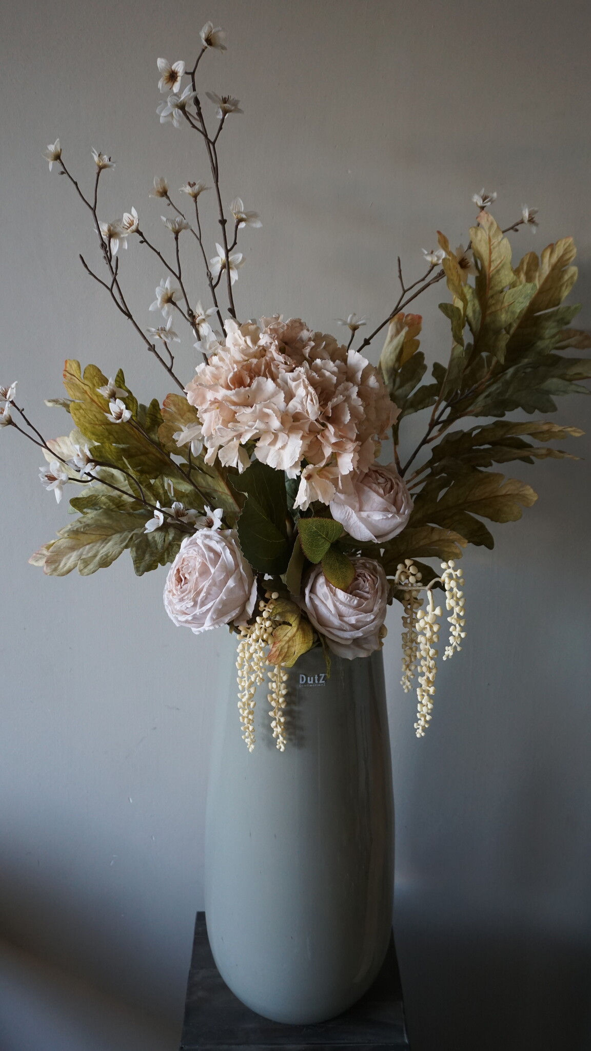 Rene Houtman Kunstbloemen Boeket Ida | Wit | l100 cm