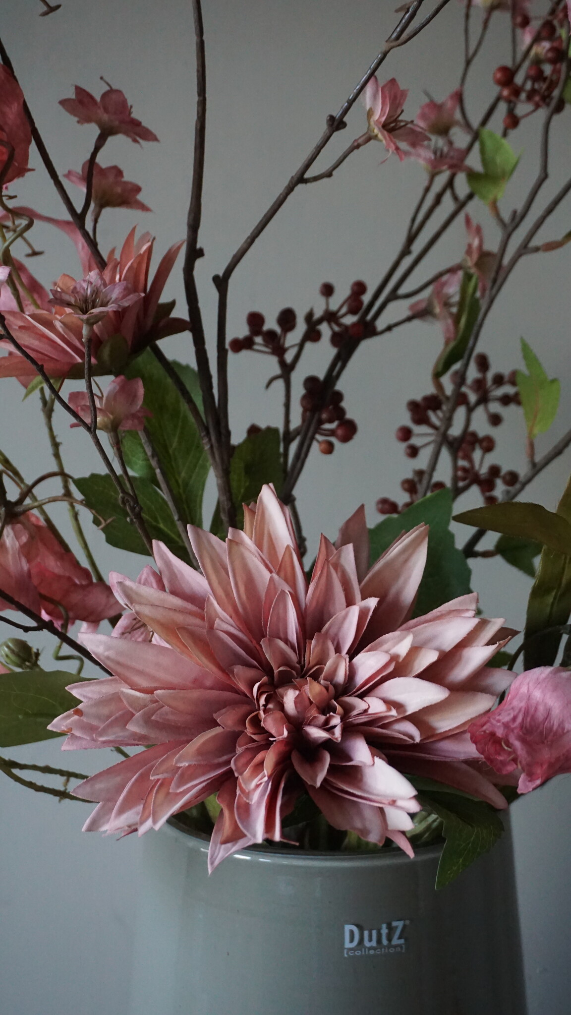 Rene Houtman Kunstbloemen Boeket Eden | Roze | L100 cm