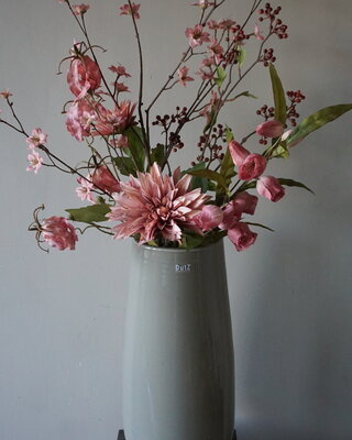 Rene Houtman Kunstbloemen Boeket Eden | Roze | L100 cm