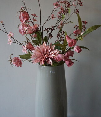 Rene Houtman Kunstbloemen Boeket Eden | Roze | L100 cm