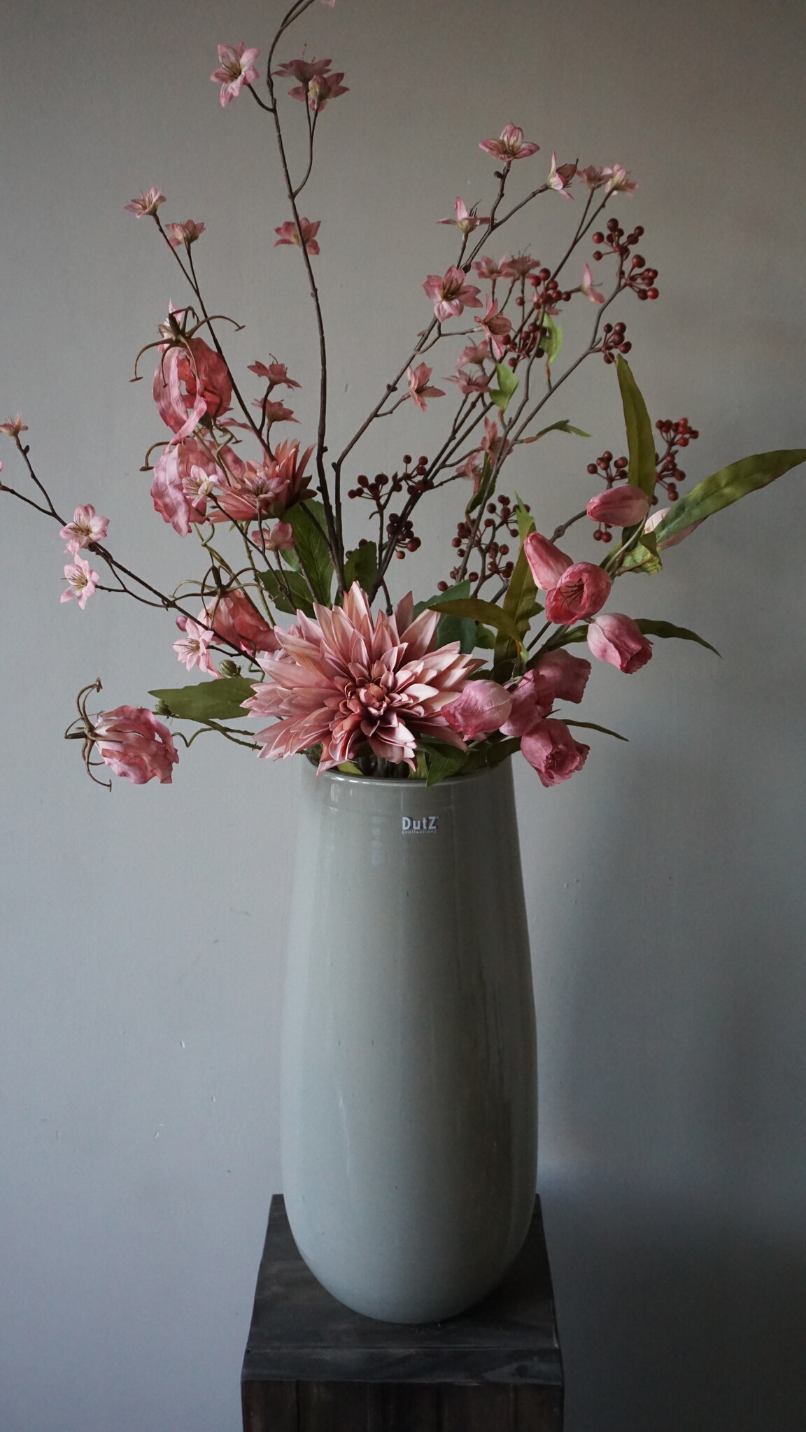 Rene Houtman Kunstbloemen Boeket Eden | Roze | L100 cm