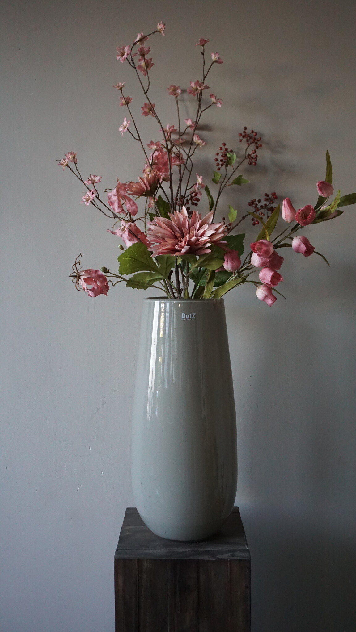 Rene Houtman Kunstbloemen Boeket Eden | Roze | L100 cm