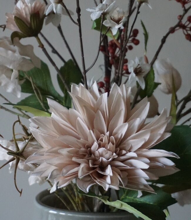 Rene Houtman Kunstbloemen Boeket Eden | Wit | L100 cm