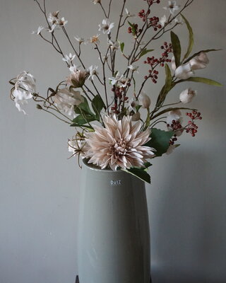 Rene Houtman Kunstbloemen Boeket Eden | Wit | L100 cm
