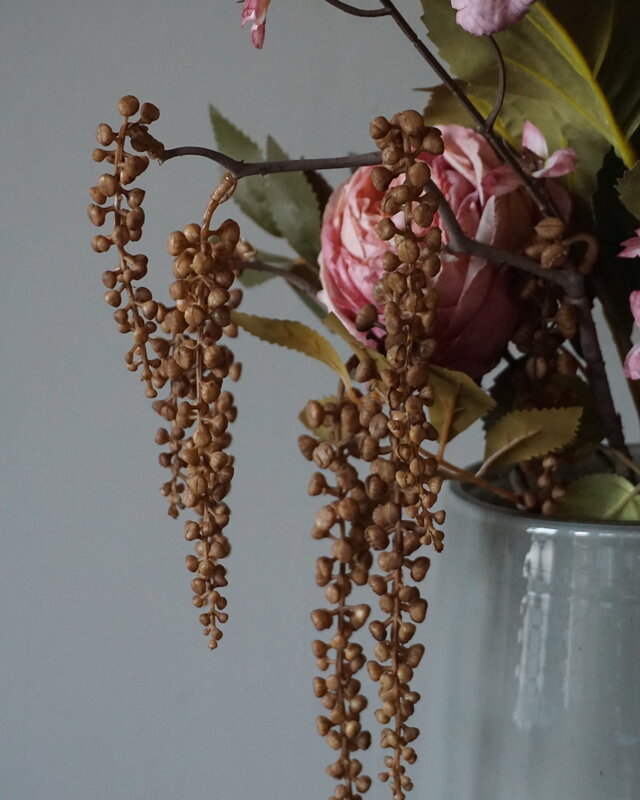 Rene Houtman Kunstbloemen Boeket Ida | Roze | L100 cm