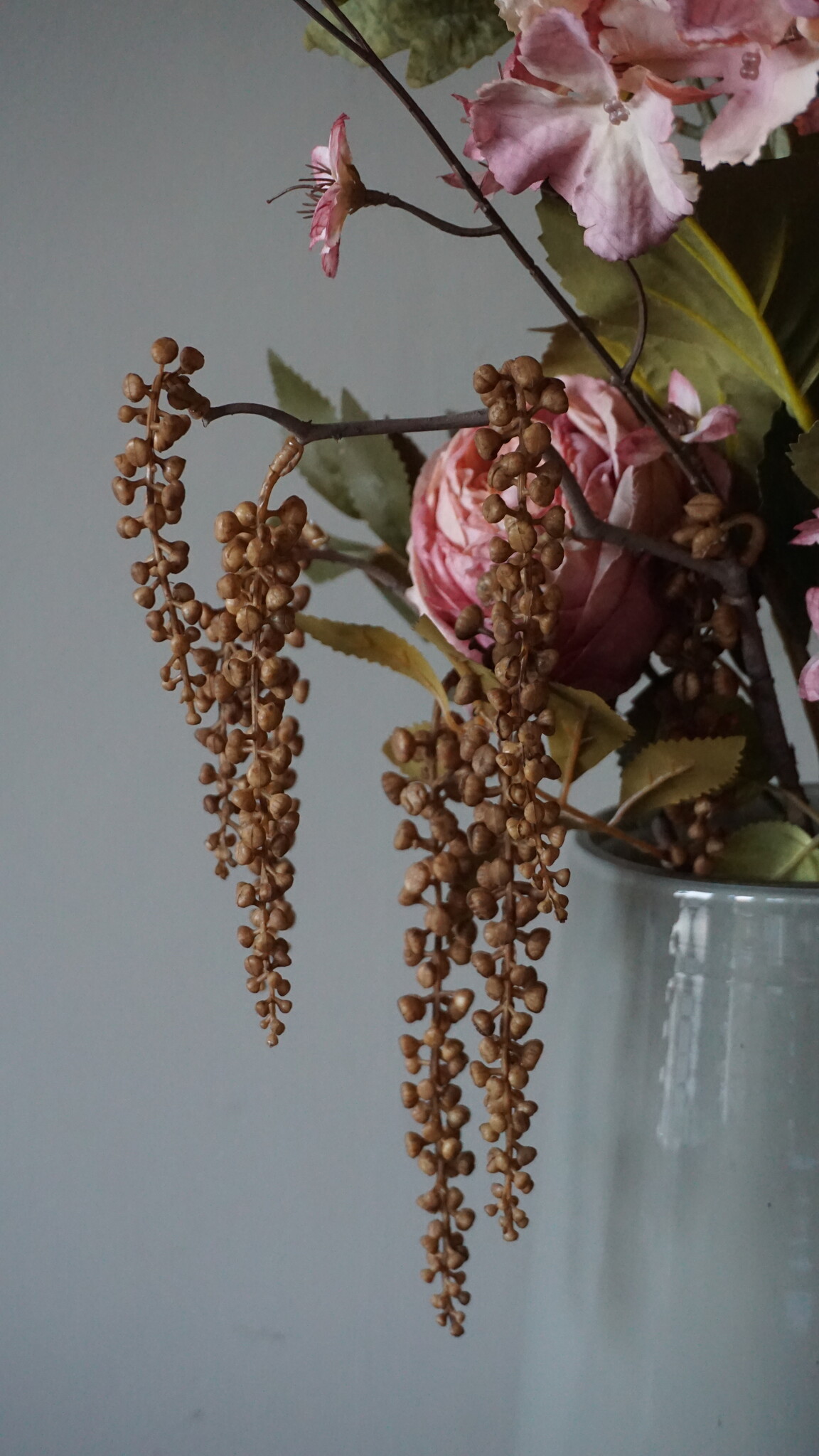 Rene Houtman Kunstbloemen Boeket Ida | Roze | L100 cm