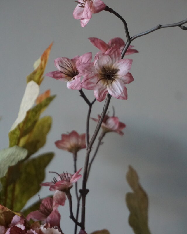 Rene Houtman Kunstbloemen Boeket Ida | Roze | L100 cm
