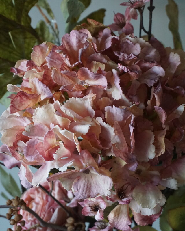 Rene Houtman Kunstbloemen Boeket Ida | Roze | L100 cm