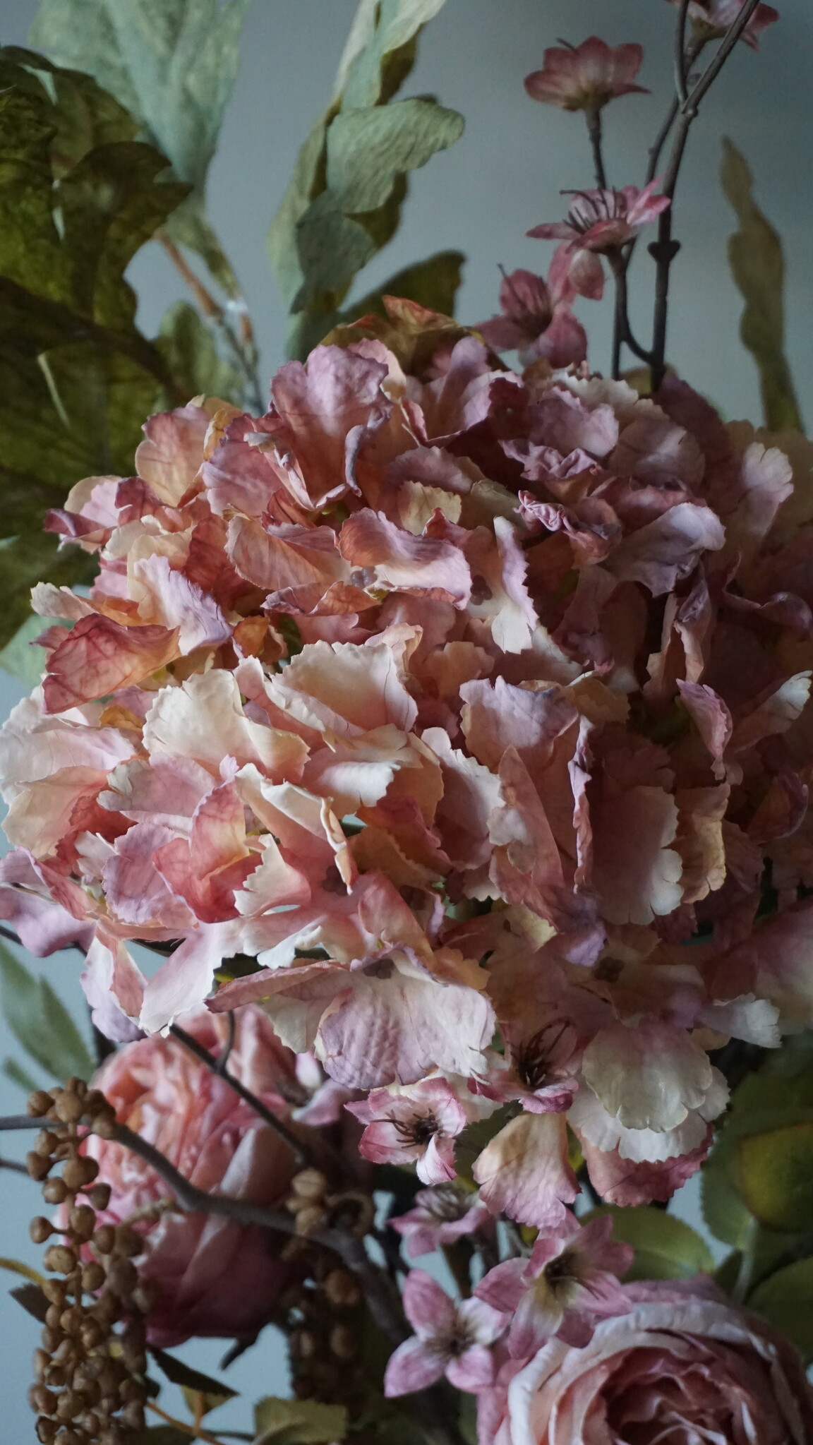 Rene Houtman Kunstbloemen Boeket Ida | Roze | L100 cm