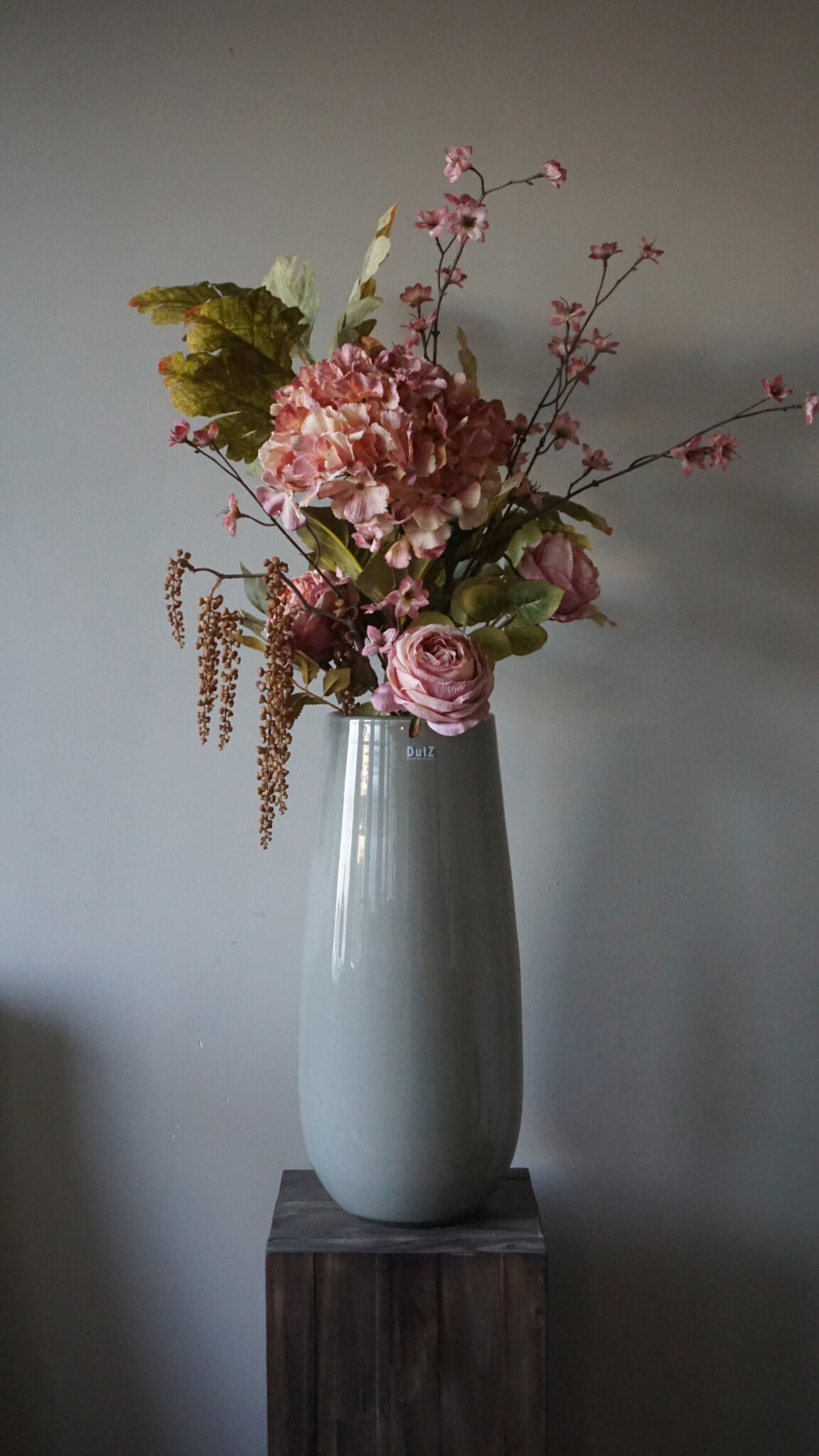 Rene Houtman Kunstbloemen Boeket Ida | Roze | L100 cm