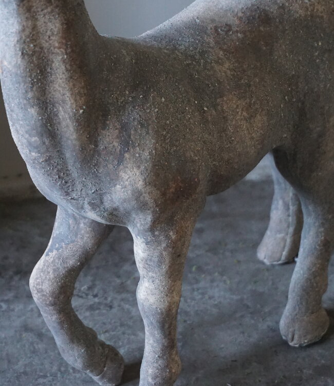 Rene Houtman Hert Orion M | Wit/Grijs | H50 x B35 x D12 cm