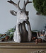 Rene Houtman Hert Alaya L | Grijs | H50 x B30 x D18 cm