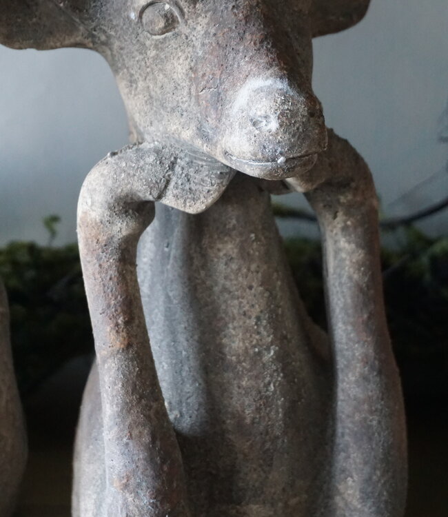 Rene Houtman Hert Alaya M | Grijs | H40 x B23 x D15 cm