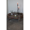 Chakki Tafel XL | Oud Hout | H30 x D95 cm
