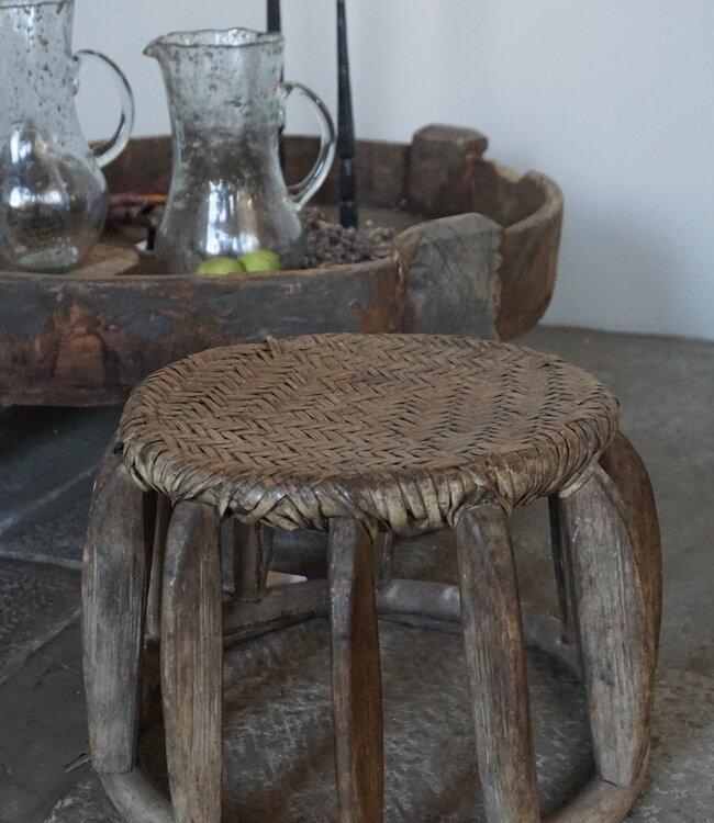 Rene Houtman Oud Japandi Krukje | Nr 1 | Rond | Uniek | H39 x D26 cm