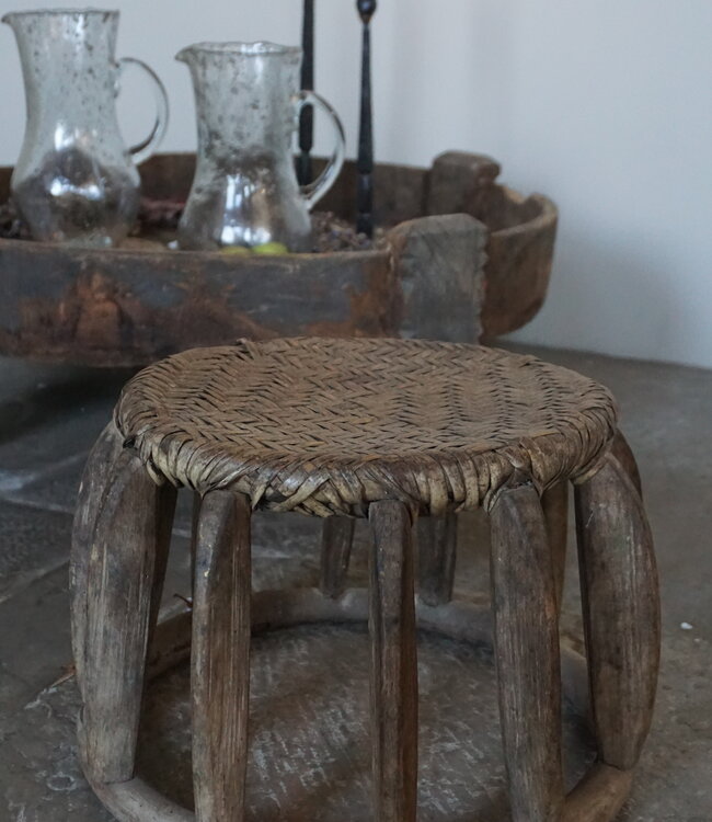 Rene Houtman Oud Japandi Krukje | Nr 1 | Rond | Uniek | H39 x D26 cm