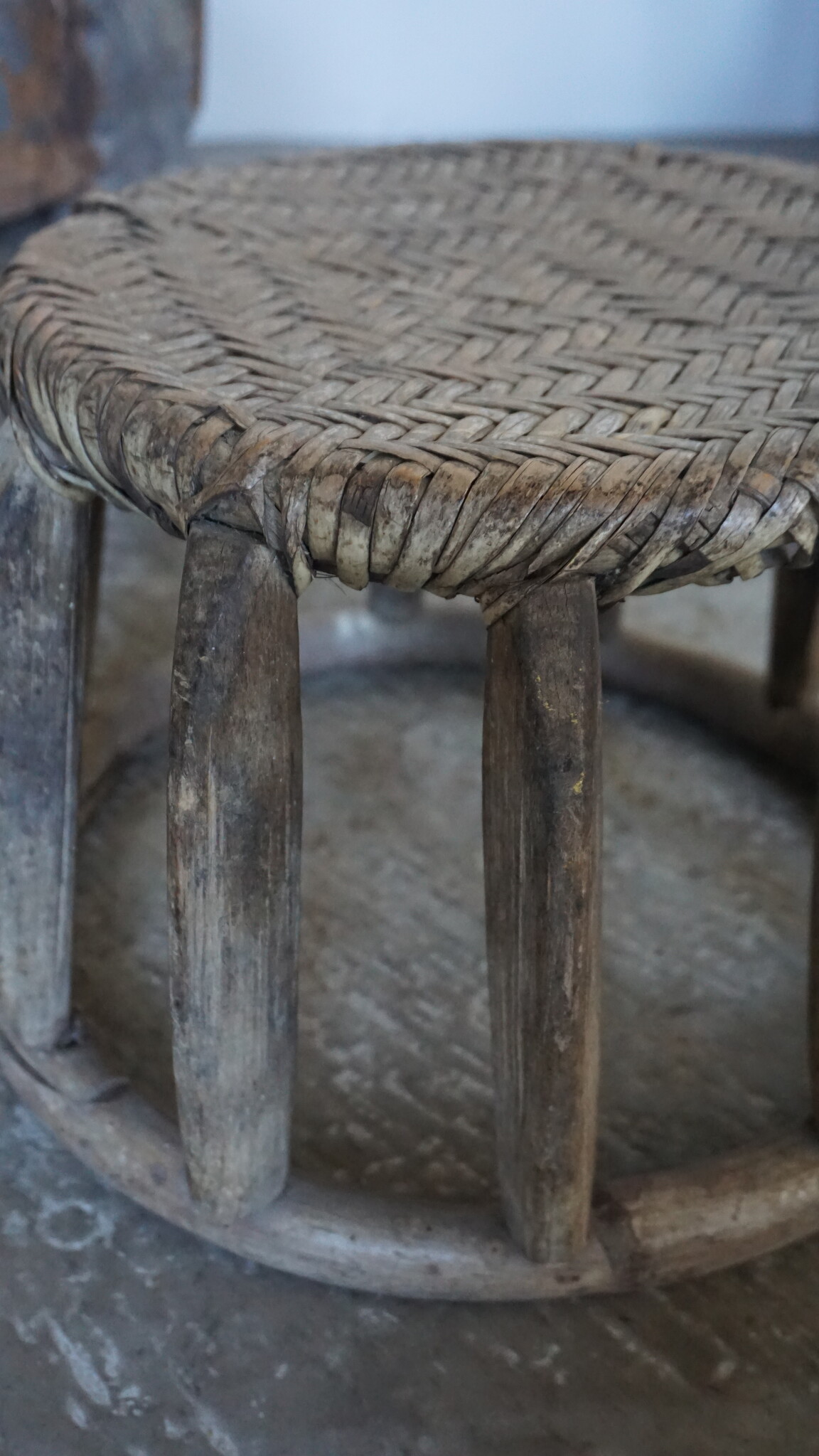 Rene Houtman Oud Japandi Krukje | Nr 1 | Rond | Uniek | H39 x D26 cm