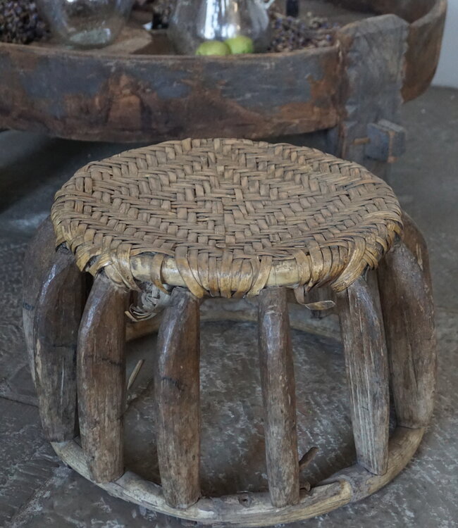 Rene Houtman Oud Japandi Krukje | Nr 4 | Rond | Uniek | H39 x D26 cm