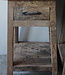 Rene Houtman Bijzettafel/Nachtkastje Truckwood | Set Van 2 | H75xB40xD40 cm