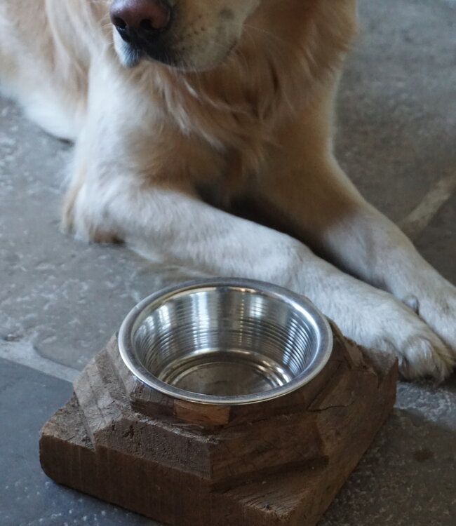 Rene Houtman Unieke Voerbak | Oud Indische Poer | Nr 3 | H9 x D21 cm