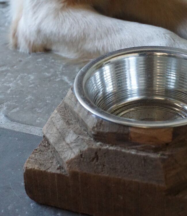 Rene Houtman Unieke Voerbak | Oud Indische Poer | Nr 3 | H9 x D21 cm