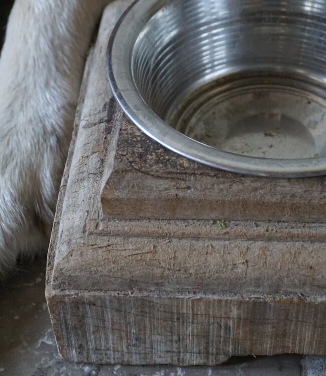 Rene Houtman Unieke Voerbak | Oud Indische Poer | Nr 4 | H9 x D21 cm