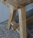Rene Houtman Oud Eikenhouten Bankje | Nr 2 | H46 x B80 x D20 cm