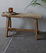 Rene Houtman Oud Eikenhouten Bankje | Nr 2 | H46 x B80 x D20 cm