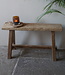 Rene Houtman Oud Eikenhouten Bankje | Nr 3 | H46 x B80 x D20 cm