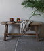 Rene Houtman Oud Eikenhouten Bankje | Nr 1 | H46,5 x B100 x D20 cm