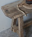 Rene Houtman Oud Eikenhouten Bankje | Nr 1 | H46,5 x B100 x D20 cm