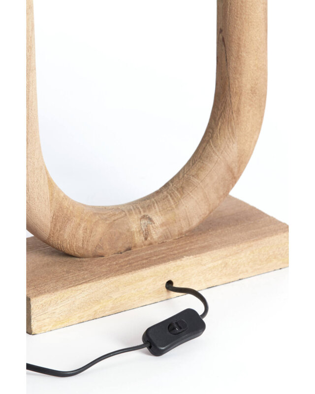 Rene Houtman Lampvoet 30x12x59 cm Hout Mat Naturel