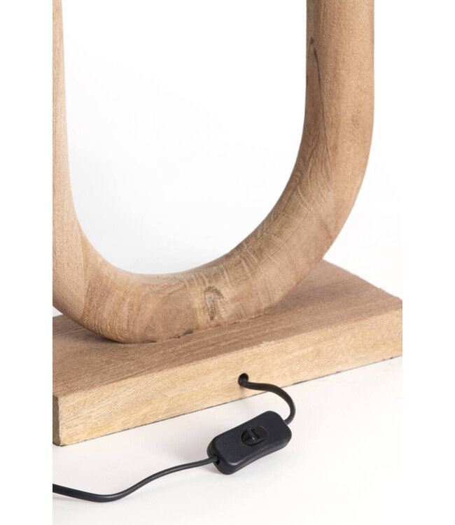 Rene Houtman Lampvoet 20x12x44 cm Hout Mat Naturel