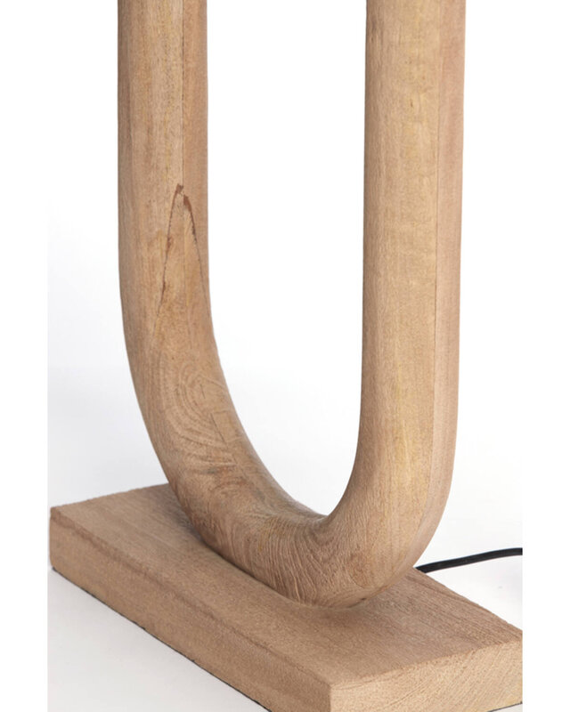 Rene Houtman Lampvoet 20x12x44 cm Hout Mat Naturel