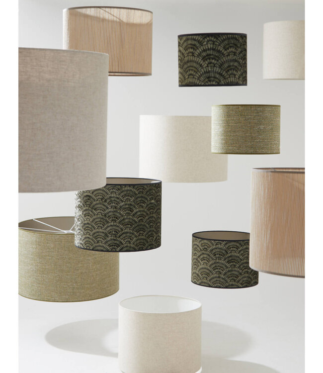 Rene Houtman Lampenkap Cilinder 50x50x38 Cm Naturel